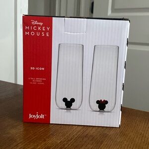 Mickey Mouse Disney Tall Drinking Glasses